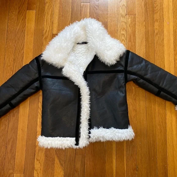 Lioness faux leather fur jacket